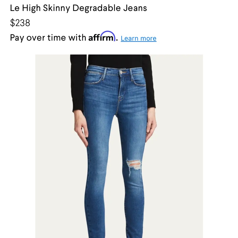 FRAME DENIM Le High Skinny